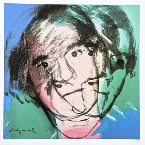 ANDY WARHOL - Autorretrato - Firmado, edición numerada 110/500, 50x50cm, CMOA - Imagen 1 de 6