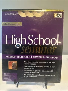 High School Seminar Algebra Multimedia 3cd ROM - Afbeelding 1 van 3