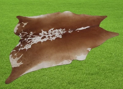 100% New Cowhide Rugs Area Cow Skin Leather (51" x 53") Cow hide SA-5626 - Image 1 of 3