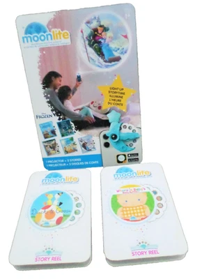 PROYECTOR MOONLITE DISNEY STORYTIME FROZEN PARA SMARTPHONE - 2 CARRETES EXTRA STORY Foto 1 de 4