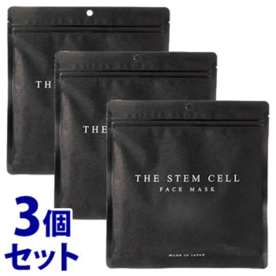 Stem Cell Facial Mask Black 30×3 Japan Charcoal Peptides Pore Care Deep Repair - Image 1 of 4