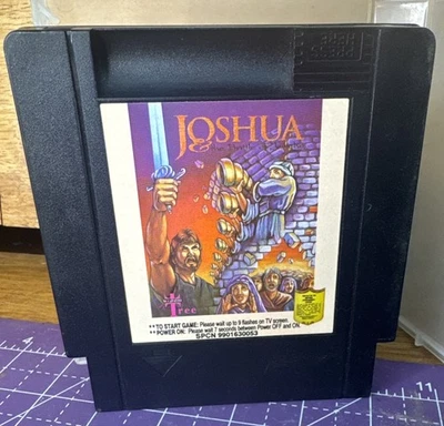 Original Nes Nintendo Bible Game Joshua Working Wisdom Tree Vintage God, Jesus - Image 1 of 4