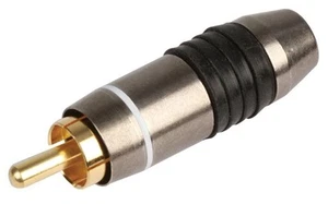 PRO SIGNAL - RCA Phono Plug, Zwart / Wit - Afbeelding 1 van 1