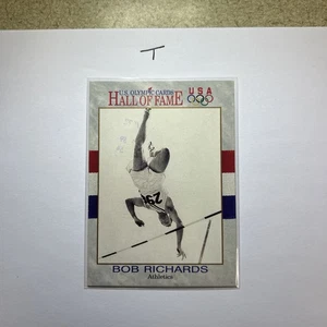 Salón de la Fama de los Juegos Olímpicos Impel 1991 Bob Richard #14 EE. UU. - Imagen 1 de 2