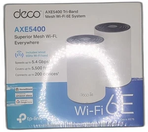 Tp-link Deco Xe75 Axe5400 Tri-band Wifi 6e Sistema Mesh - Copre fino a - Foto 1 di 4