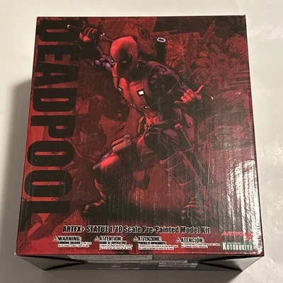 Kotobukiya Artfx + Estatua Escala 1/10 Kit Modelo Prepintado Deadpool - ¡Maravilla Ahora! Foto 1 de 2