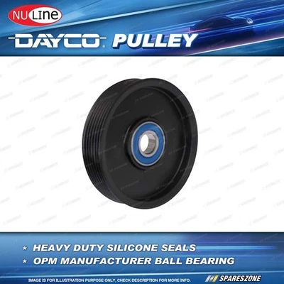 1 x Nuline A/C Idler Pulley for Daewoo Kalos T200 1.5L 4 Cyl SOHC 8V MPFI - image 1 of 2
