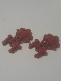 LEGO 50919 Bionicle Foot Toa Hordika Dark Red Pair Two Pieces Malum 8979