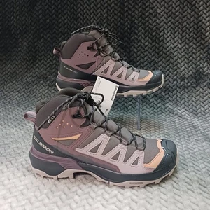 Salomon Damen X Ultra 360 Mid CSWP W Wanderschuhe Gr. 10 Pflaume 474500 NEU - Bild 1 von 10