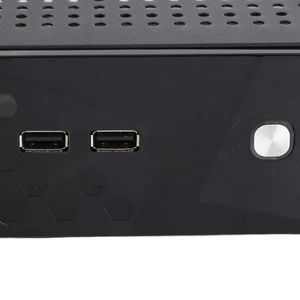 Desktop Computer Case Good Heat Dissipation Exquisite Compact Black Mini HTP NEW - Imagen 1 de 12