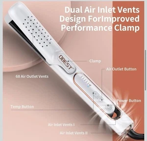 Haarglätter Lockenwickler Glätteisen Keramik Lockenstab mit kühlenden Lüftungsschlitzen - Bild 1 von 22