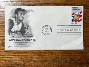 Roberto Clemente In Memory of First Day Ausgabe 17.08.1984 Piraten G C - Bild 1 von 2