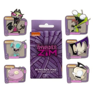 Juego de prendedores coleccionables Invader Zim esmalte brillo—Juego completo - Imagen 1 de 9