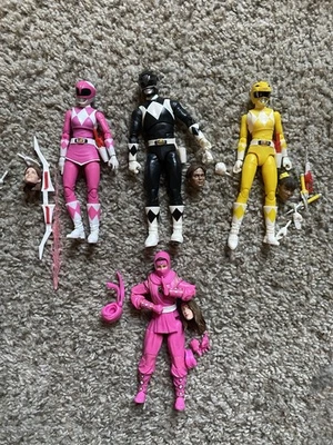 Power Rangers Lightning Collection Mighty Morphin MMPR Lote de 4 Foto 1 de 4