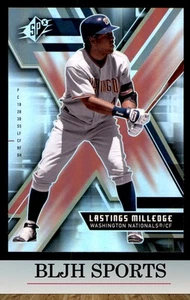 2009 SPx #60 Lastings Milledge Washington Nationals (4A7) - Picture 1 of 2
