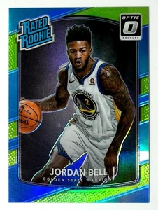 Panini Donruss Optic Jordan Bell 2017-18 clasificación novato verde lima #157/175 - Imagen 1 de 3