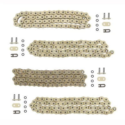 1991 Polaris 250 Big Boss 6X6 Gold O-Ring Chains - 64L, 72L, 88L, 108L - Image 1 of 3