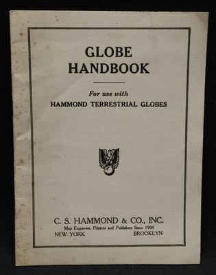 Manual Globo Terrestre C. S. Hammond de Colección Foto 1 de 4