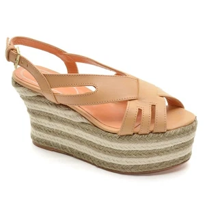Damas Edmundo Castillo Malou Alpargata Sandalias 36/5.5 Plataforma Zapatos Nuevos - Imagen 1 de 8