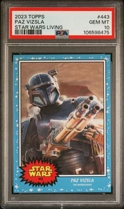 2023 Topps Star Wars Living Set #443 Paz Vizsla PSA 10 Gem Mint 106598475 - Bild 1 von 2
