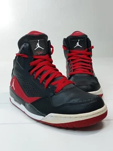 Nike Air Jordan Men's Flight SC 3 Sneakers Black Red 629877-012 SZ 8.5 US - Picture 1 of 22
