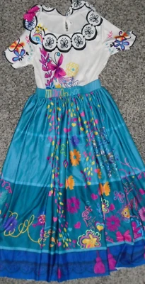 Mirabel Madrigal Encanto Costume Dress Disney Girls Size 10 - Image 1 of 4