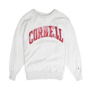 Vintage Cornell Bid Red Champion Reverse Weave Sweatshirt Size Medium 80s NCAA - Picture 1 of 9
