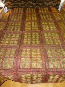 indische Tagesdecke, Wandbehang, Bettüberwurf, aufwendig, neu ca. 250 x 200 cm - Bild 1 von 9