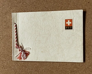 SWITZERLAND 1947 OFFICIAL PRESENTATION BOOKLET FOR CONGRESS MINT BLOCKS 0F 4(1) - Picture 1 of 8