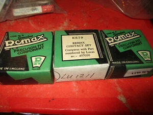 JAGUAR-FORD ANGLIA-1946-1959-REMAX-MADE IN ENGLAND-CONTACT SET--LOT OF= 3 - Picture 1 of 3