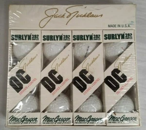 Vintage MacGregor Jack Nicklaus 392 Tour DC 90 Golfbälle - Weiß 1 Dutzend - Bild 1 von 4