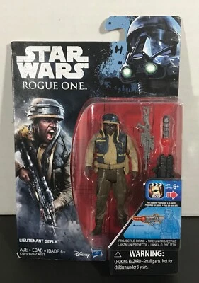 Фигурка STAR WARS Rogue One LIEUTENANT SEFLA 2016 НОВАЯ запечатанная - Изображение 1 из 4