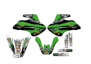 All Years KDX 50 MAYHEM Green Senge Graphics Kit Compatible with Kawasaki - Picture 1 of 10