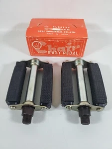 NEW OLD STOCK Vintage ARAI/CHAIR Bike Easy Pedals 9/16 Threads 3¾ MADE IN JAPAN  - Bild 1 von 8