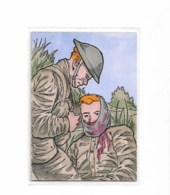 1914 WAR ILLUSTRATED CULT STUFF TRADING CARDS SKETCH CARD BY JEFFREY BENITEZ 1/1 - Image 1 of 3