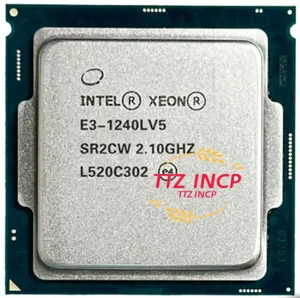 Intel Xeon E3-1240L V5 1240LV5 2.1GHz SR2CW 25W 4-Core 8M LGA 1151 CPU Processor - Picture 1 of 3