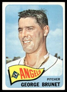 1965 Topps #242 George Brunet  Los Angeles Angels VG-VGEX
