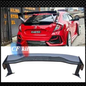 Alerón de ala de maletero de fibra de carbono estilo VTX-2V para Honda Civic FK7 FK8 17+ - Imagen 1 de 16