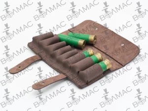 Premium Leather Shotgun Cartridge Holder Pouch Belt Ammo 8 Shells.US Seller. - Picture 1 of 4