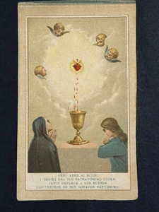 holy card chromolithography santino image pieuse "SANGRE DE CRISTO" - Picture 1 of 2