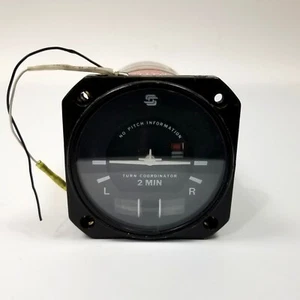 S-Tec Turn Coordinator 28V Lighted Electric Gyro 6405-8-28L — 90 Day Warranty - Picture 1 of 4