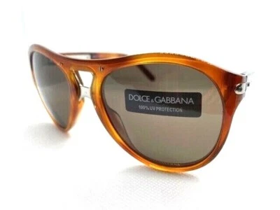 AUTÉNTICAS GAFAS DE SOL DOLCE GABBANA DG4017 705/73 marrón/marrón degradadas para mujer 54 mm Foto 1 de 4
