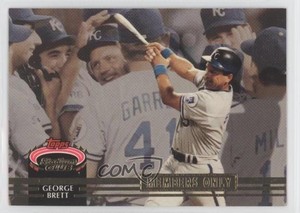 1992 Topps Stadium Club Members Only Scoreboard George Brett HOF