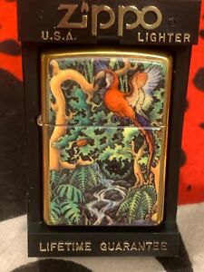 MYSTERIES OF THE FOREST ZIPPO LIGHTER 1995 NEW BOXED.