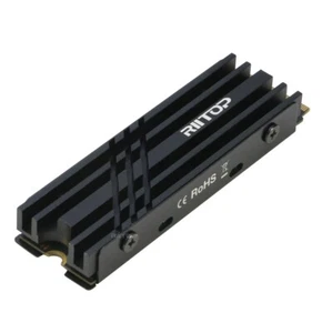 RIITOP M.2 SSD Chłodzenie radiatora z termiczną silikonową podkładką do dysku SSD M.2 2280 mm - Zdjęcie 1 z 7