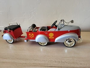 Gendron Pioneer Pumper & Trailer Die Cast Pedal Car bank - Shell Oil - 1/6 Scale - Picture 1 of 10