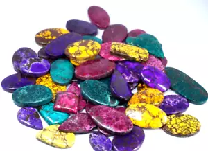 Türkis 500 Ct natürlicher Arizona Mix Farbmischung Form unbehandelter Edelstein Lot - Bild 1 von 8