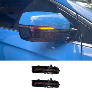 LED Side Rear View Mirror Light Assembly Turn Signal 2PC For Ford Edge 2015-2022 - Picture 1 of 12