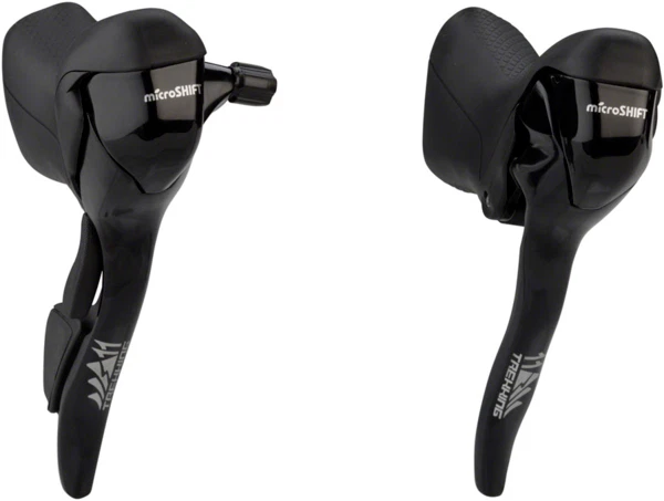 microSHIFT M110 Drop Bar Shift Lever Set 1 x 11-Speed, DynaSys Compatible - Image 1 of 1