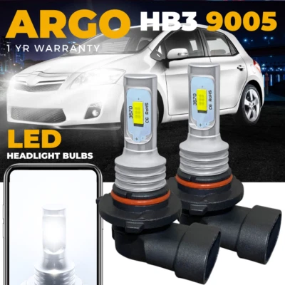 Fits Toyota Auris 2006-12 Led Headlight High Main Beam Xenon White 6000K Bulbs - Image 1 of 4